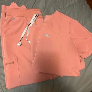 Figs Catarina Top L, Zamora joggers XL- Mauve